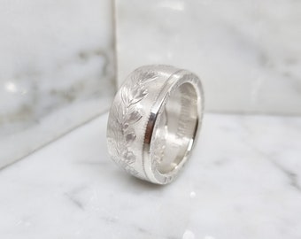 Bague Pièce De Monnaie 5 Francs Louis Philippe En Argent - Neuf Avec étiquettes