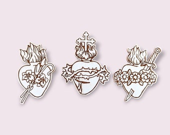 Hearts of the Holy Family Set