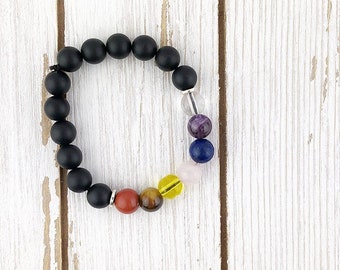 7 Chakra Bracelet | Meditation Bracelet | Mala Bracelet | Gemstone Bracelet | Seven Chakra | Boho Bracelet | Balance Bracelet | Gift for Her