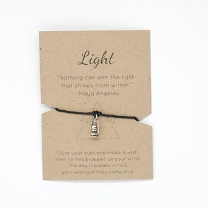 Simple String Lantern Charm Bracelet Stocking Stuffer Christmas Gift image 7