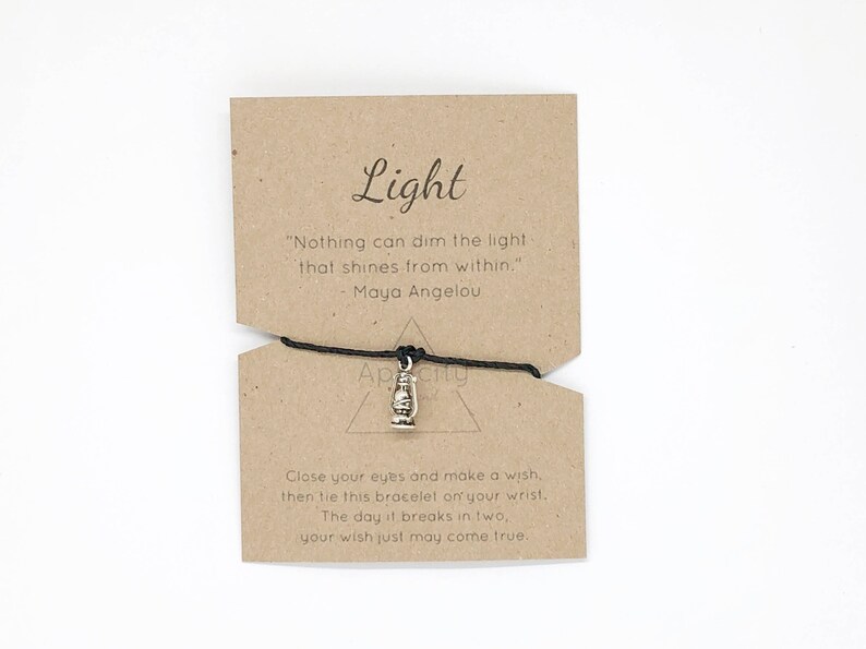 Simple String Lantern Charm Bracelet Stocking Stuffer Christmas Gift image 7