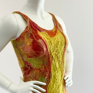 Nuno felt dress &quot;Sunset&quot;