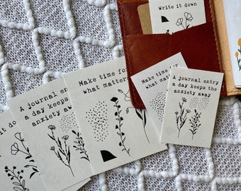 Dark Academia Journal Cards: Printable Planner Inspiration (PDF)