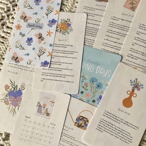 NEW April 2024 Journal Kit, Journal Prompts, Planner Printables, Journal Cards, Journaling Cards, journalinghome image 4