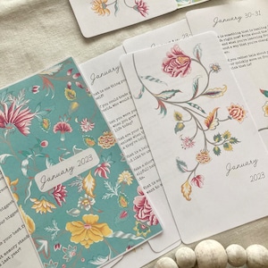 Kit de journal de janvier 2023, invites de journal, imprimables de planificateur - lot, cartes de journal, cartes de journalisation