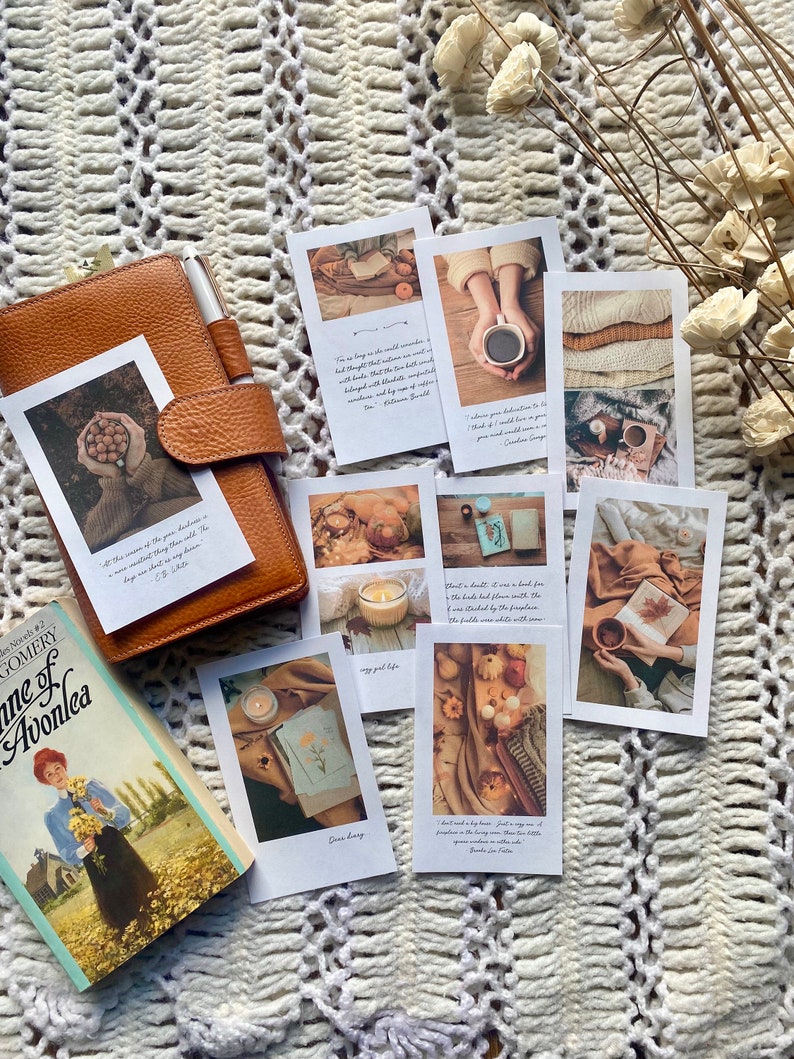 Cozy Autumn Journal Cards: Printable Planner Dashboards (PDF) - Etsy