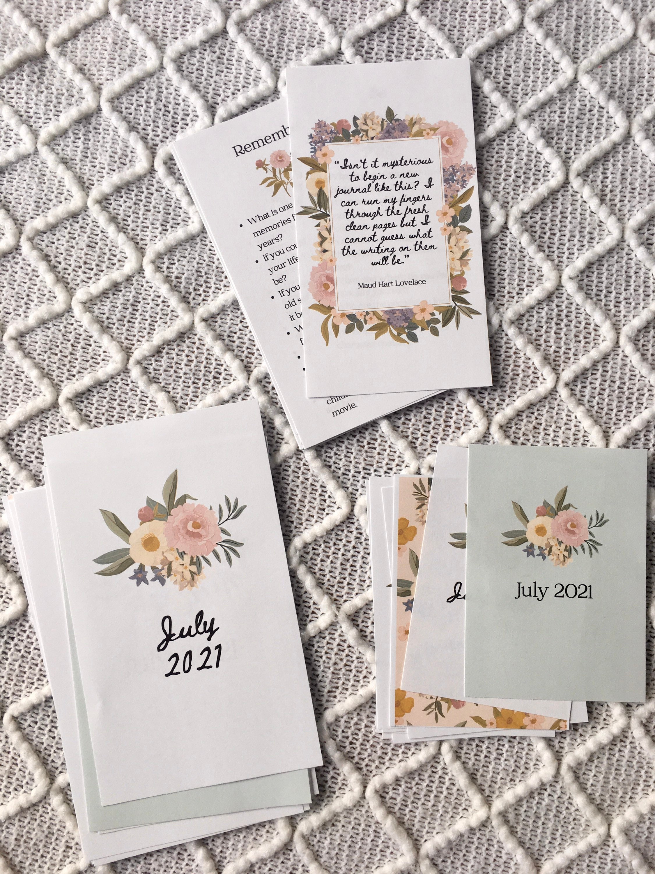 Undated July 2021 Journaling Prompts, Journal Prompts Printables - Bu…