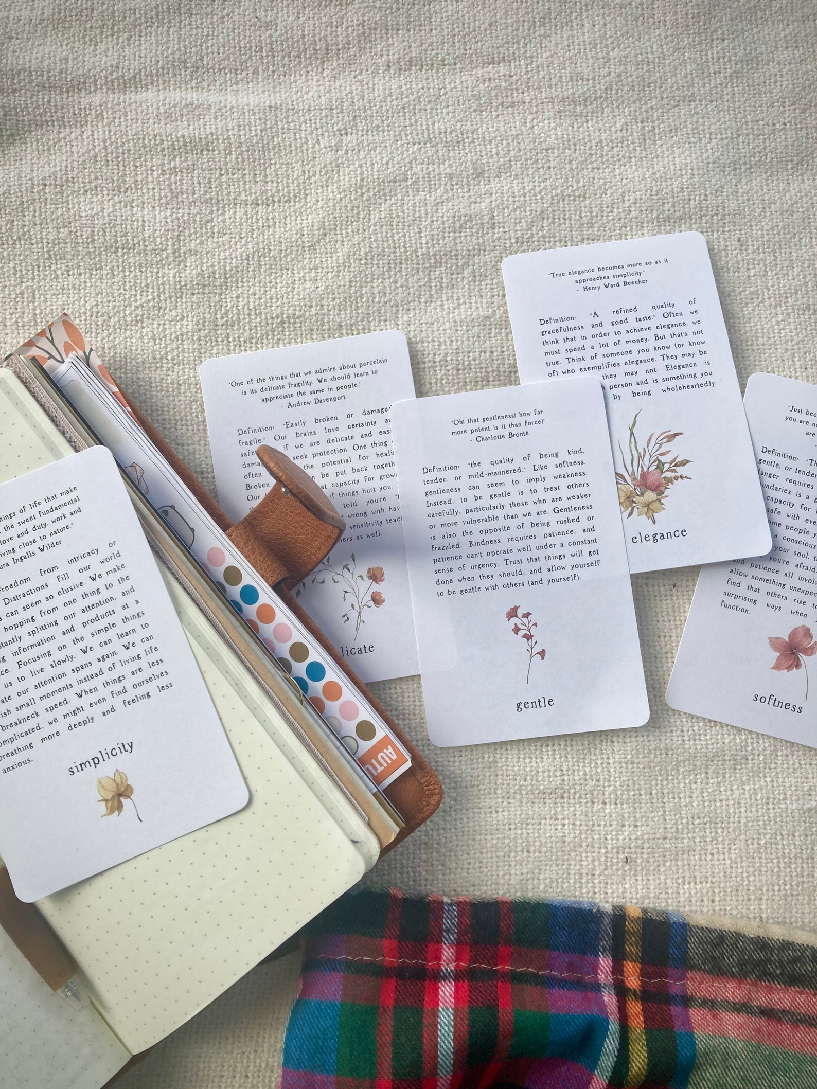 Floral Printable Journal Cards: Vintage Planner Dashboards (digital ...