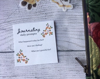 Scheda di journaling per l'ispirazione quotidiana, scheda di journal stampabile