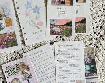 NEW August 2026 Journal Kit: Writing Prompts Cards (Digital Download)