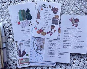 NEW October 2026 Journal Kit: Writing Prompts Cards (Digital Download)