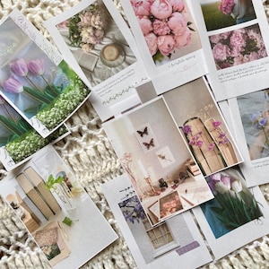 Tarjetas de diario con ambiente primaveral, tarjetas de planificador, tarjetas de diario imprimibles, tarjetas de planificador imprimibles, journalinghome
