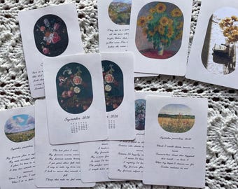 NEW September 2026 Journal Kit: Writing Prompts Cards (Digital Download)