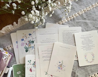NEW June 2026 Journal Kit: Writing Prompts Cards (Digital Download)