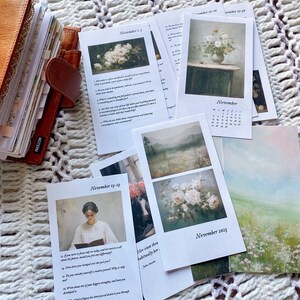 Kit de journal de novembre 2023, invites de journal, imprimables planificateurs - Bundle, cartes de journal, cartes de journalisation, journalinghome