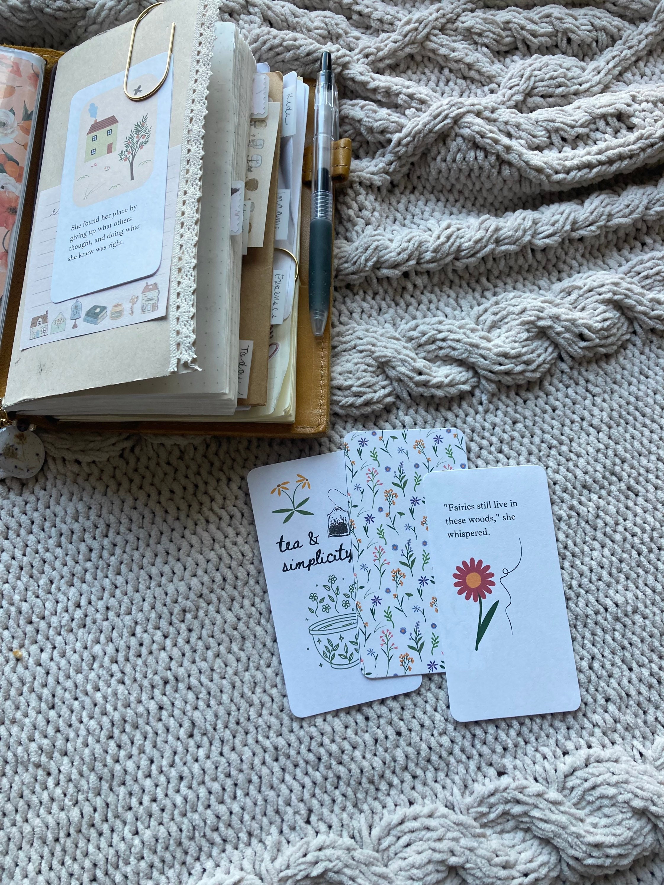 Cottage Core Journal Cards: Printable Planner Inspiration (digital PDF ...