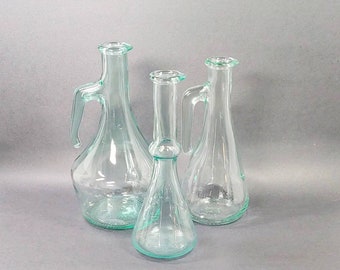 Vintage Mod Dep Glass Bottles