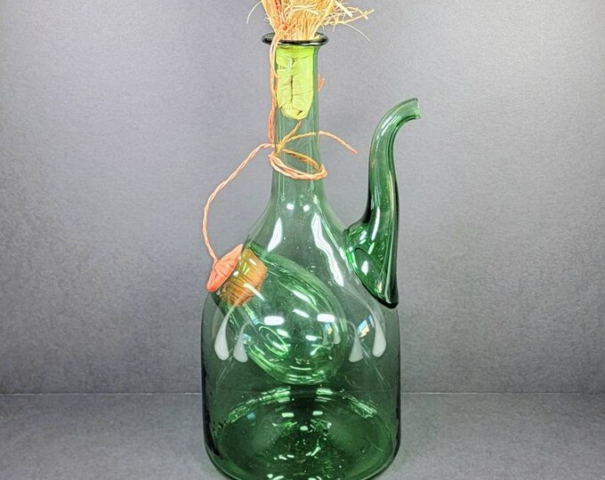 Vintage Italian Wine Decanter With Ice Chamber Etsy