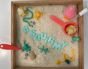sensory bin, play therapy, critters sensory, sensory kit, sensory, sensory toy, sensory toddler, counseling game, therapy game, sand tray