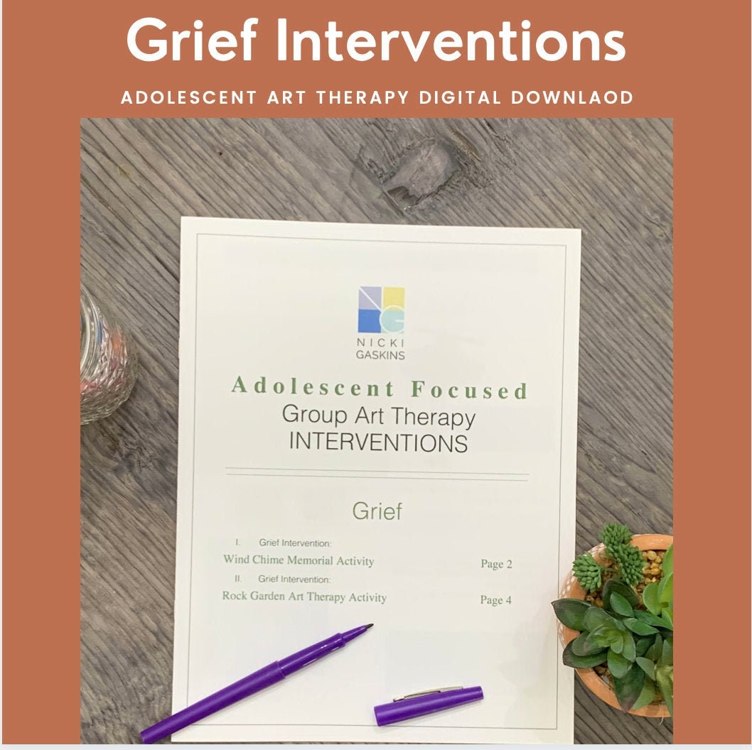 Grief Workbook For Teen Groups Group Grief And Loss Etsy