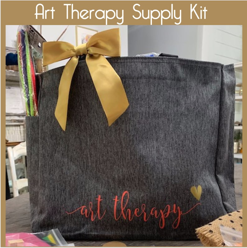 Art therapy, therapy, art kit, art supplies, art therapist, art therapy studio, Mental Health, craft supply kit, art activities for kids, image 2