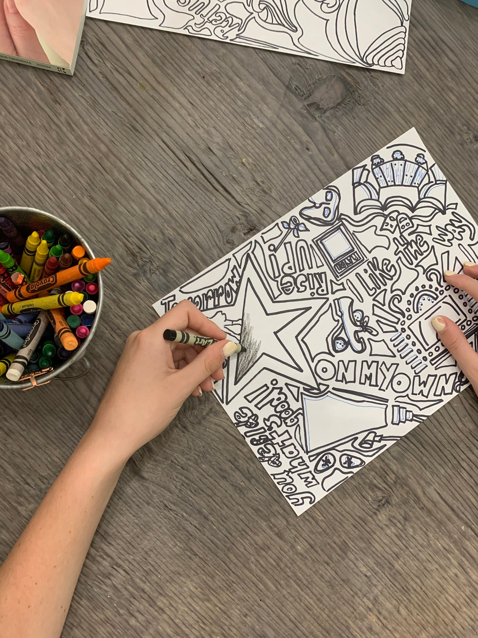 Coloring Page, Musical Coloring Page, Theater Coloring Page, Hamilton, Broadway Digital Download