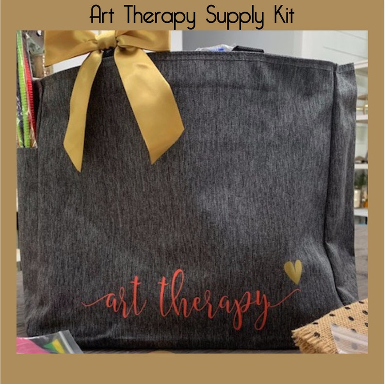 Art therapy, therapy, art kit, art supplies, art therapist, art therapy studio, Mental Health, craft supply kit, art activities for kids, image 4
