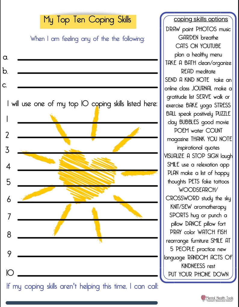 therapy homework assignments for anxiety