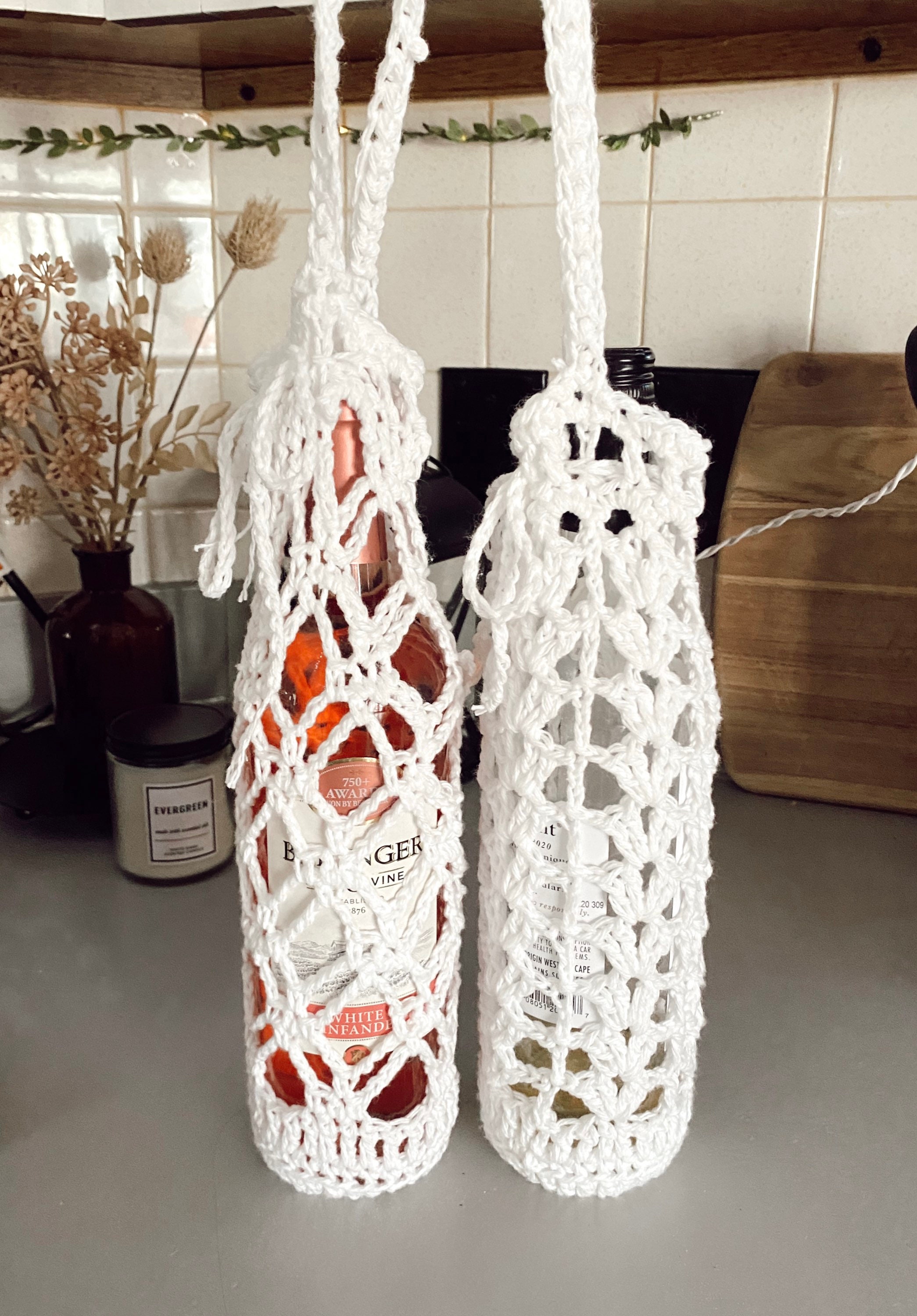 Wine Bottle Holder Etsy