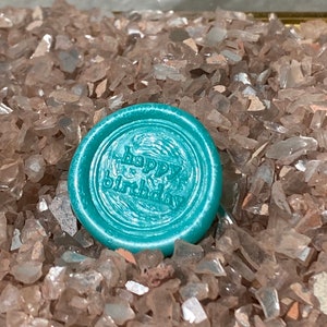 Blue “happy birthday” Wax Seal