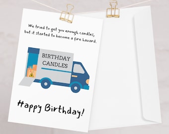 Funny birthday card