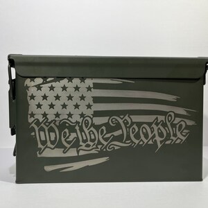 2nd Amendment Ammo Can  .30 Cal, Laser Engraved Ammo Can, Ammo Can, Engraved Ammo Box