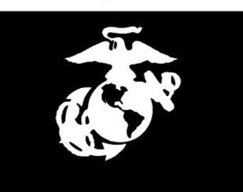 USMC Marines Eagle Globe Anchor Ega Vinyl Decal Sticker for | Etsy