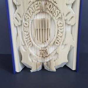 Folded Book Art - Coast Guard