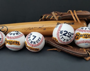 12 balles de baseball personnalisées - cadeau d'équipe de baseball - fin de saison - baseball personnalisé - cadeau d'entraîneur - petite ligue de baseball - cadeau de baseball