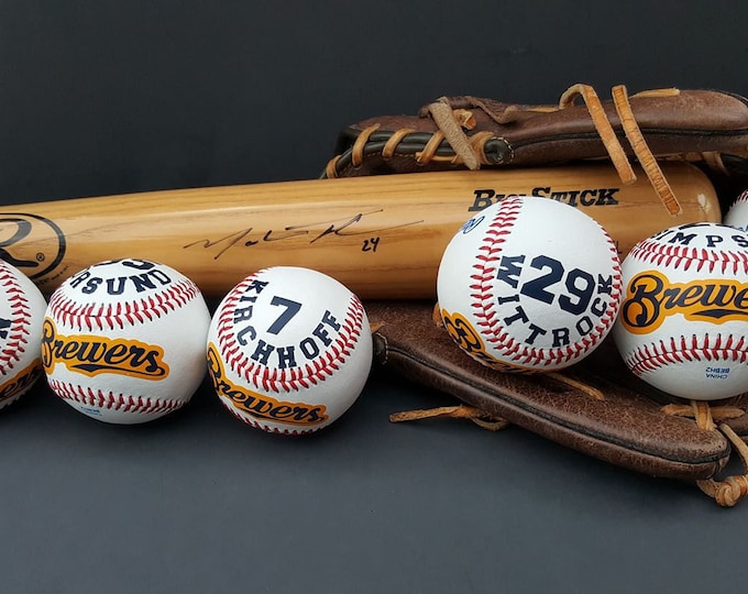 13 Personalized Baseballs  - Baseball Team Gift - End of Season - Custom Baseball - Coach Gift - Little League Baseball - Baseball Gift