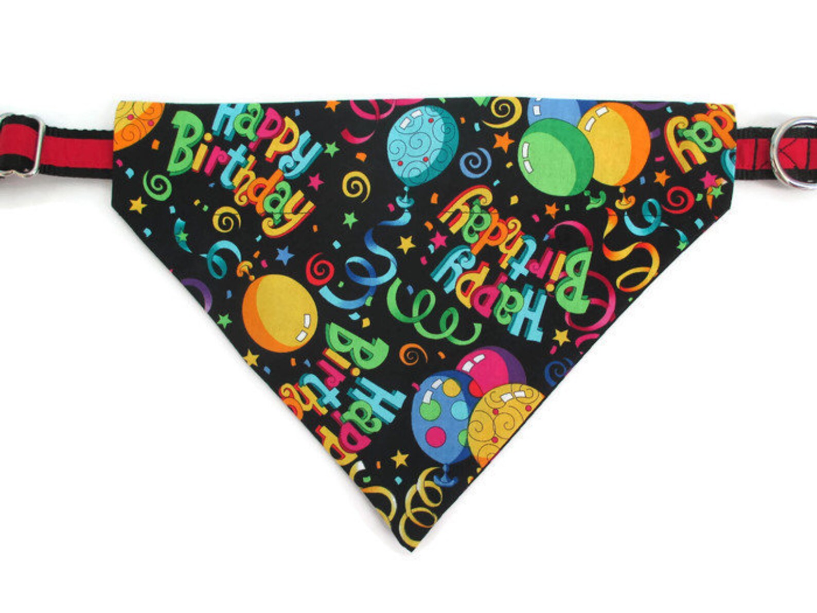 Dog Birthday Bandana Over the Collar Dog Bandana Happy Etsy
