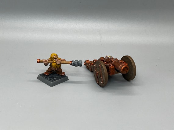 Dwarven Cannon Crew Painted and Based Warhammer Fantasy - Etsy