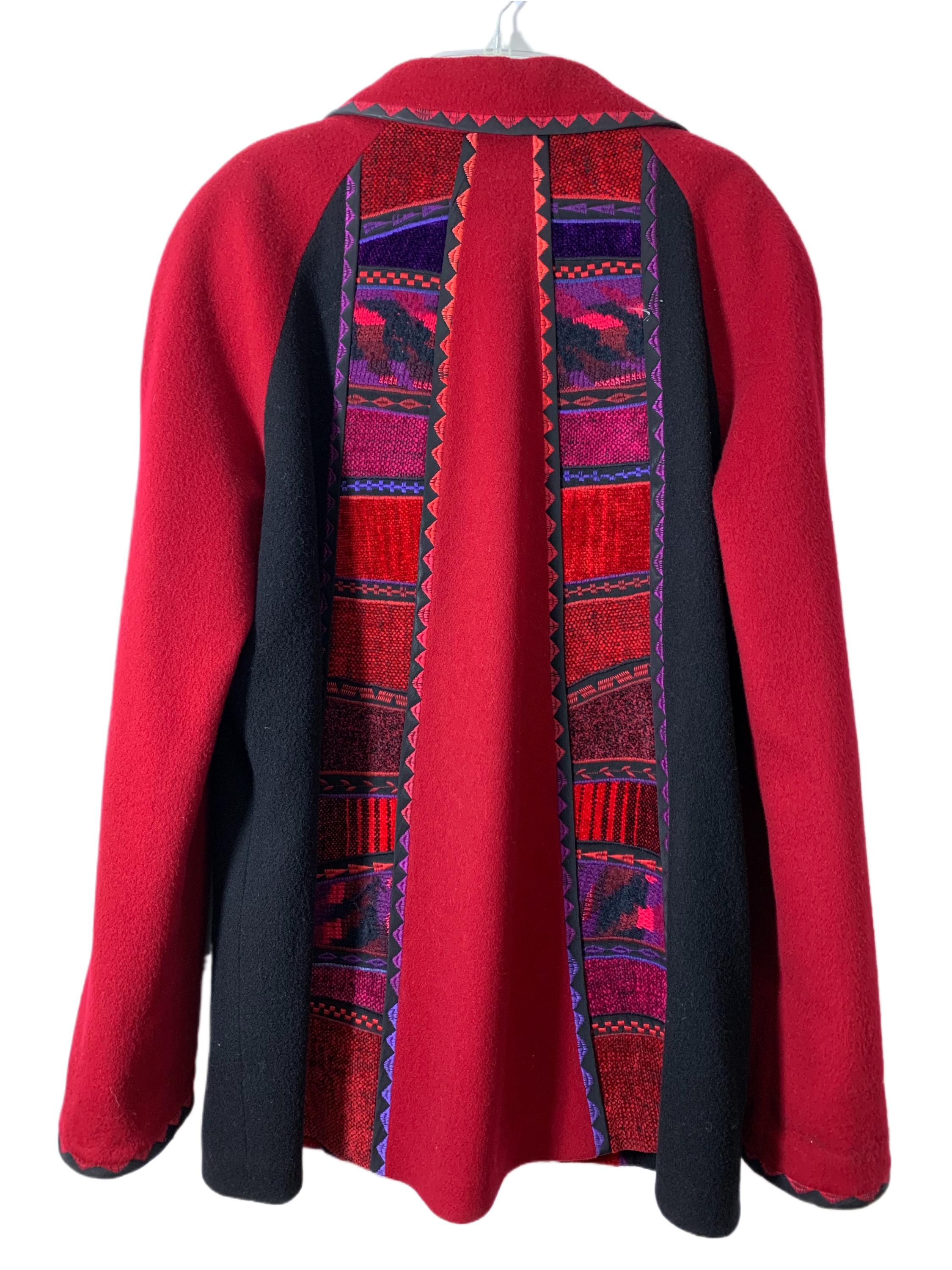 Crafted/art Wool Coat - Etsy