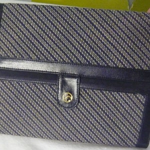 Portfolio with Thai Fabric and Leather Cover