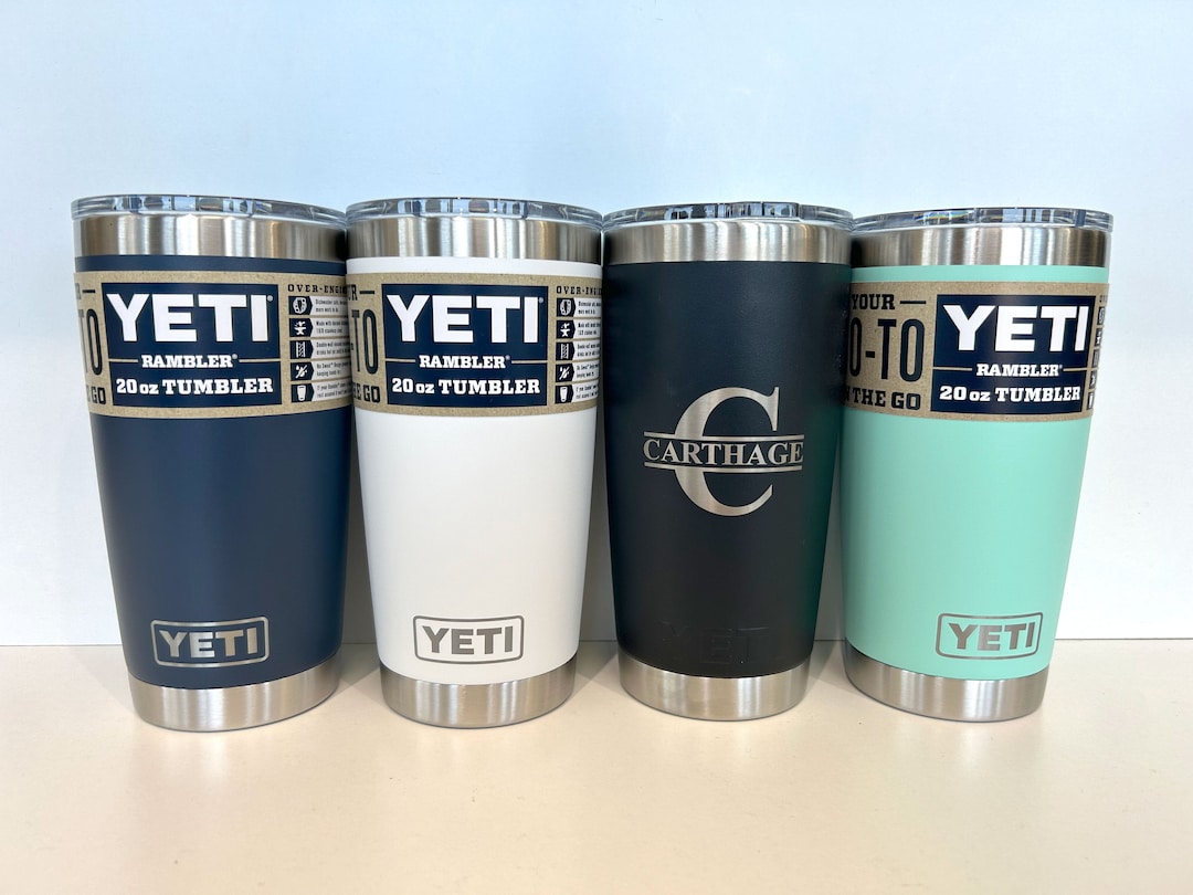 REAL YETI 16 Oz. Laser Engraved Nordic Blue Stainless Steel Yeti