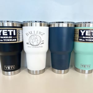 PERSONALIZED Authentic 30 oz Yeti Rambler - LASER ENGRAVED