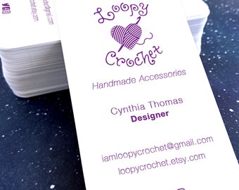 100 Logo Business Cards Simple Minimal Style (Vertical)
