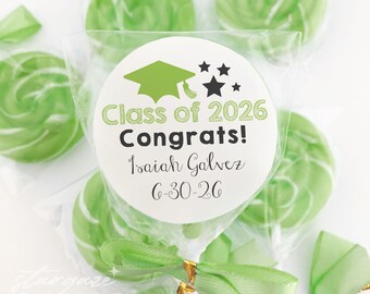 Personalized 2026 Graduation Favor Labels