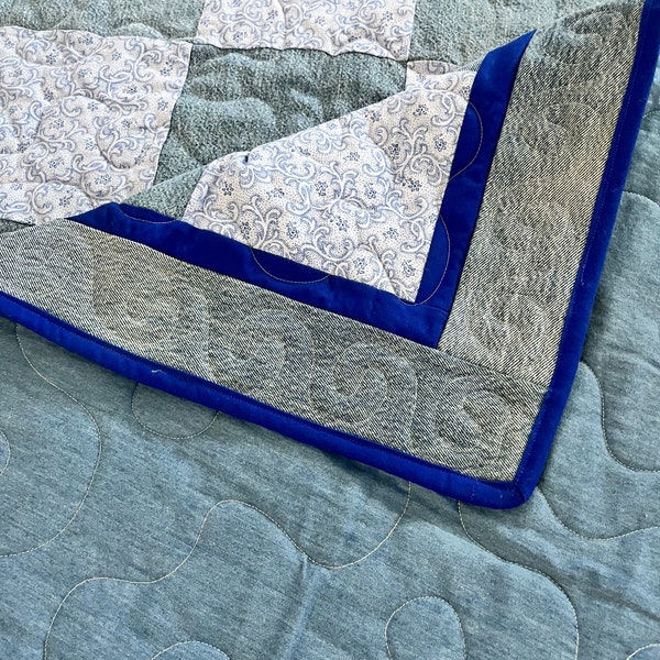 Blue Jean Quilt Etsy