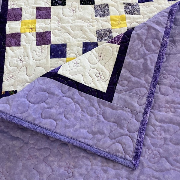 Purple Quilt Etsy
