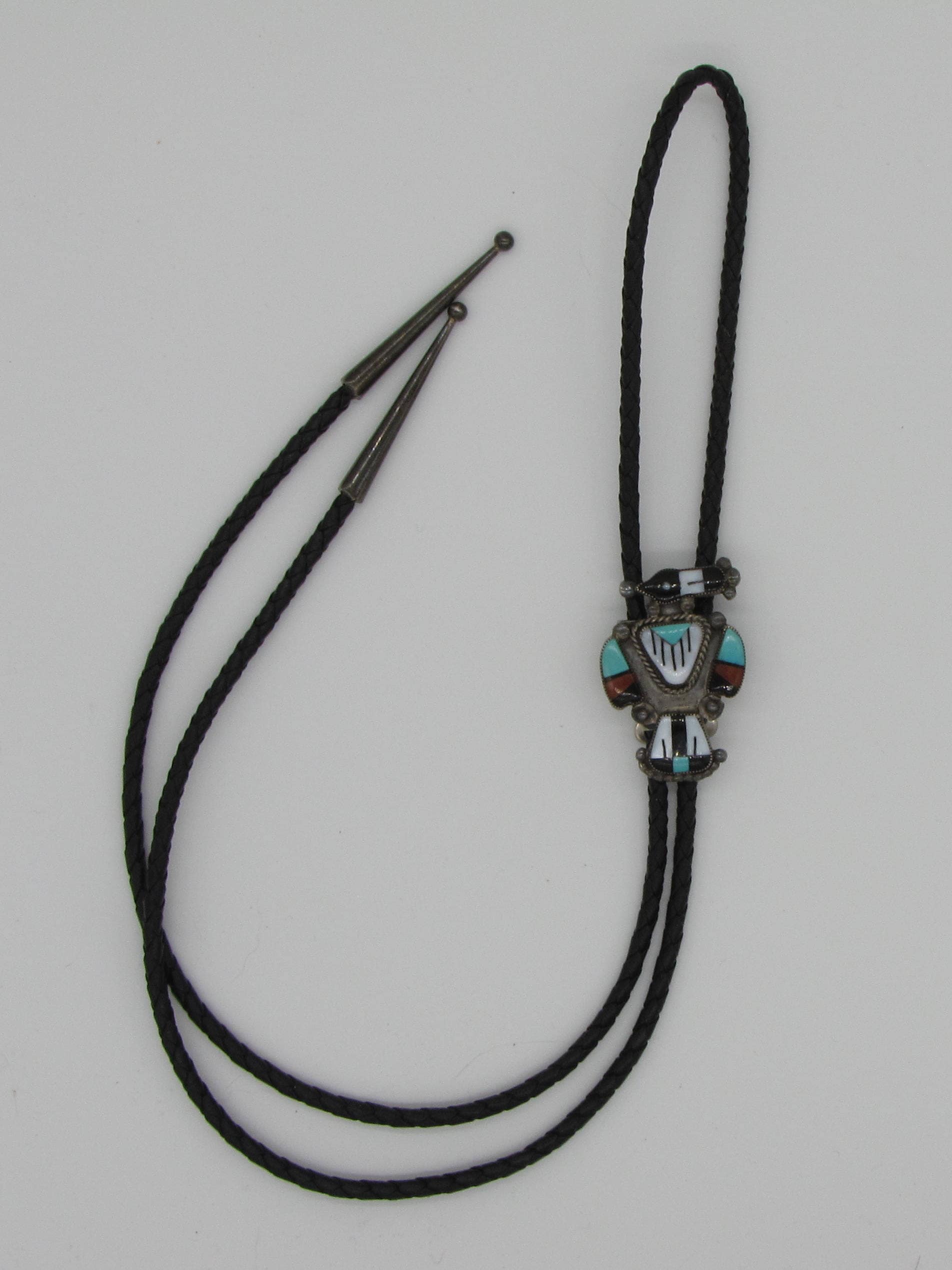 Lucy Ceshu Thunderbird Vintage Stone-to-stone Zuni Inlay Bolo - Etsy