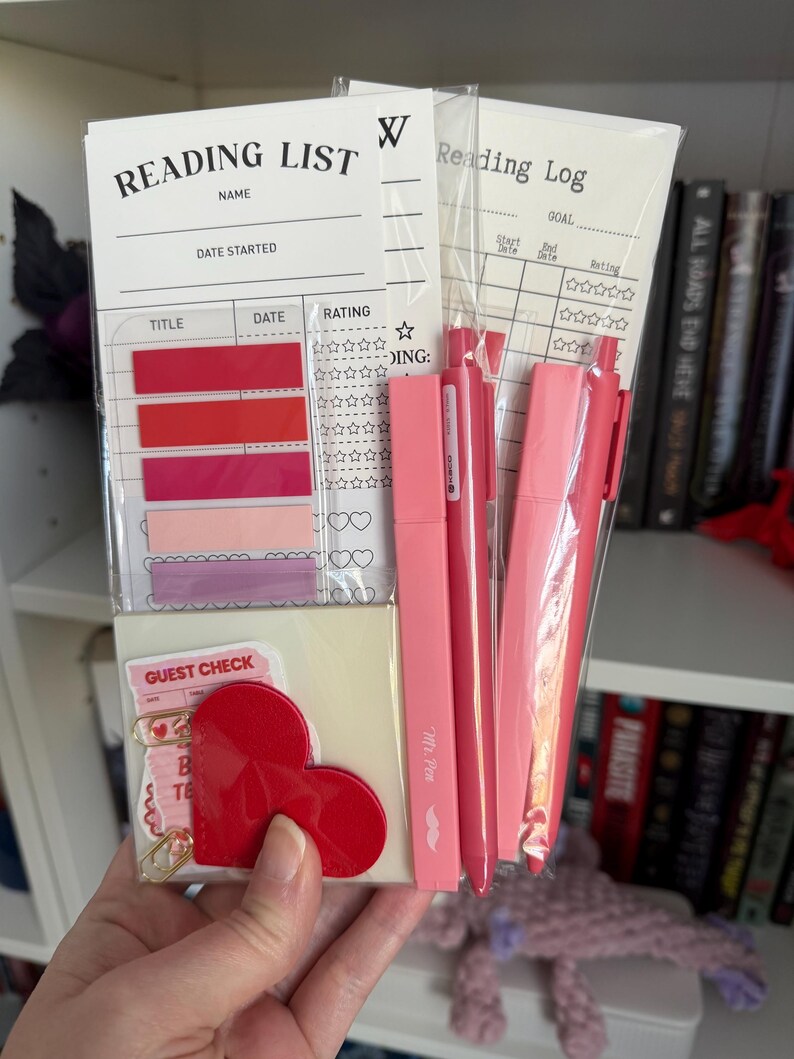 Book Annotation Kit: Book Review, Tabs, Highlighter, Stickers - Etsy