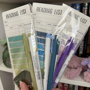 Small Annotation Kit: Book Review, Tabs, Highlighter, Pen