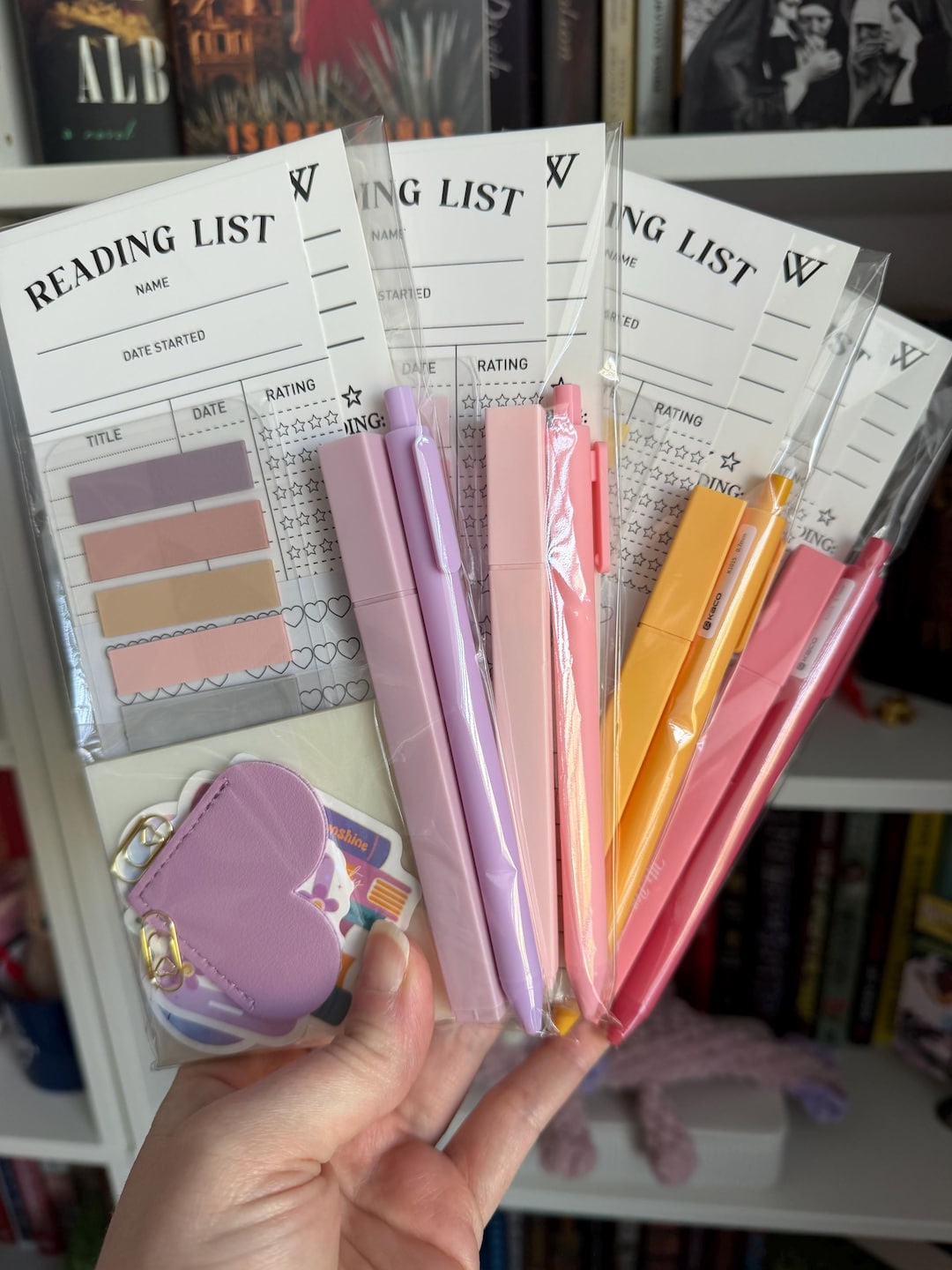 Book Annotation Set Book Annotation Kit: Book Review, Tabs, Highlighter, Stickers - Etsy